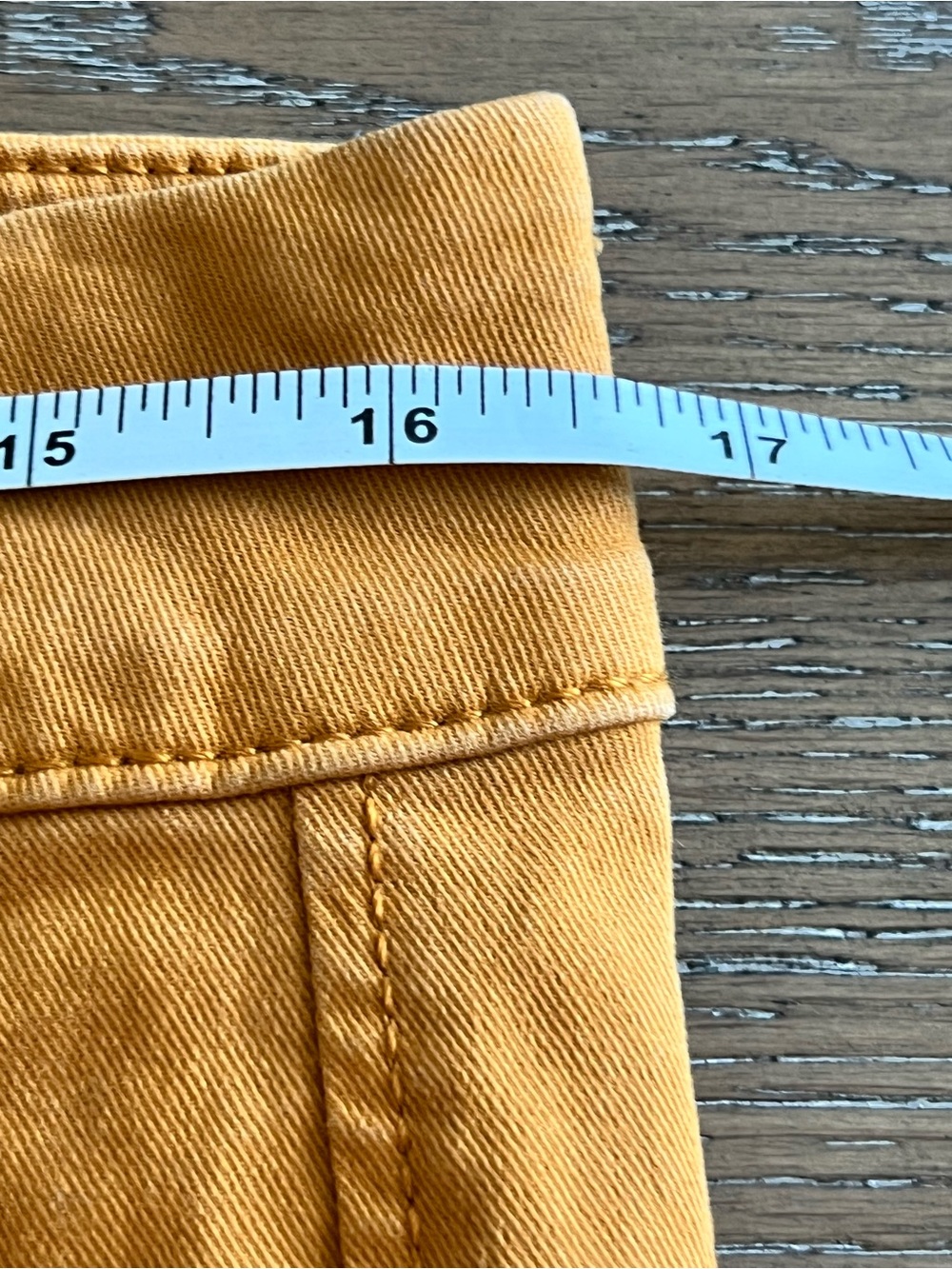 Old Navy Mid-Rise Pixie Chino Utility Pants Sunflower Gold Size 8 Tall - Picture 7 of 10